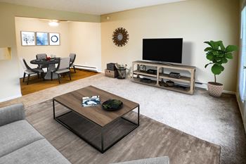 Living with dining area